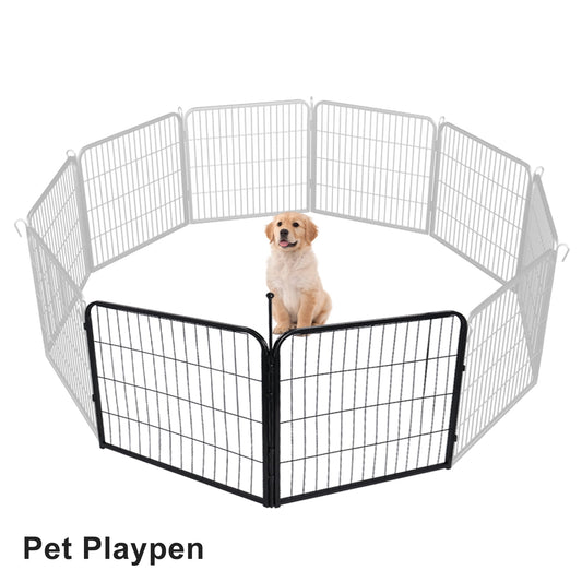 Foldable Metal Exercised Dog Pet Playpen Fence Barrier