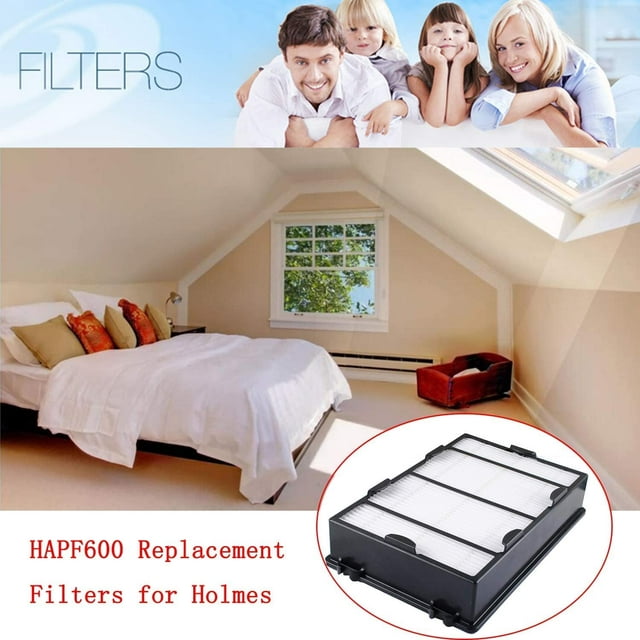 HAPF600 Filters Replacement Compatible with Holmes HAPF600D HEPA Air Purifier(3 Pack)